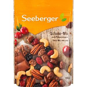 Seeberger Шоко микс с пекан ядки - 150 г
