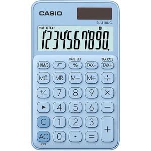 Casio КАЛКУЛАТОР casio sl-310uc 10 dgt СИН (4549526612848) Калкулатори