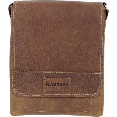 Scorteus pánska kožená Scorteus na iPad 1137/79 hnedá
