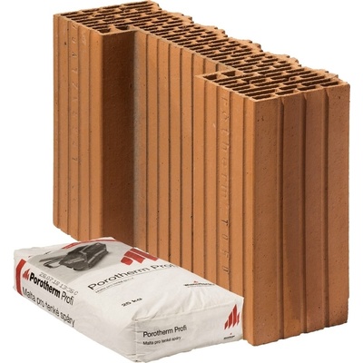 Cihla broušená poloviční koncová Porotherm 44 EKO+ Profi 1/2 K P8 440×125×249 mm