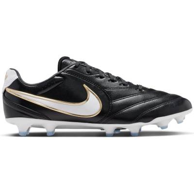 Nike Футболни бутонки Nike Mens Nike Tiempo Ligera Pro Firm Ground Football Boots - Blk/Wht/Gold