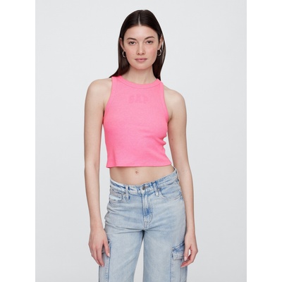 GAP Нарязано crop топче с логото GAP GAP | Rozov | ЖЕНИ | S