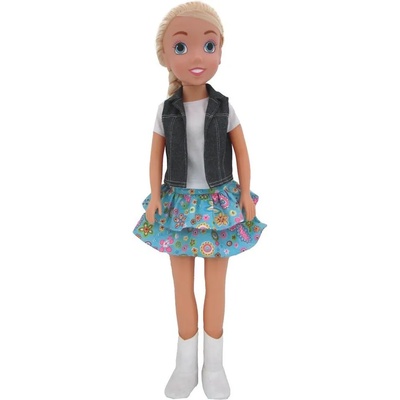 Bambolina Кукла Bambolina - The Gamour Girls, с дънково елече, 80 cm (BD2001H)
