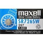 Maxell Батерия сребърна Maxell SR, SR726SW, 1.55V, 1 бр (MLBSSR726SW)