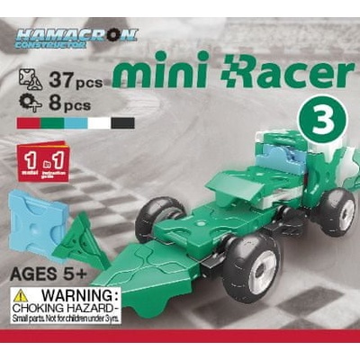 LaQ Hamacron Constructor Mini Racer Zelený