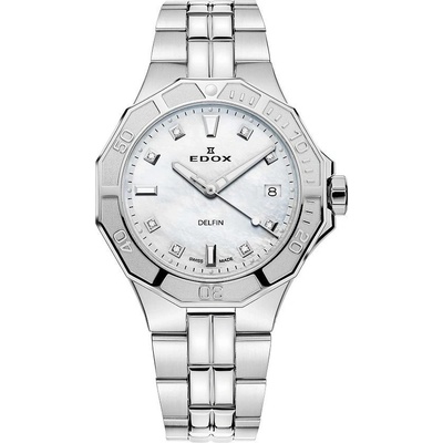 Дамски часовник EDOX Delfin The Original Diver Lady Diamonds 53020-3M-NADN (56389)