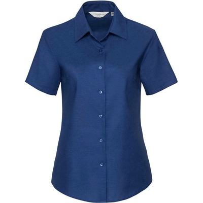 Russell 933F Blúzka Oxford s kr. rukávom modrá Bright Royal