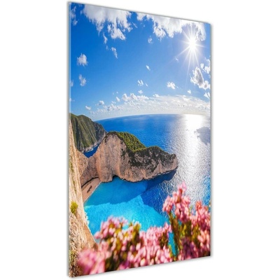 Vertikálny fotoobraz na skle Zakythos Grécko 50x100 cm