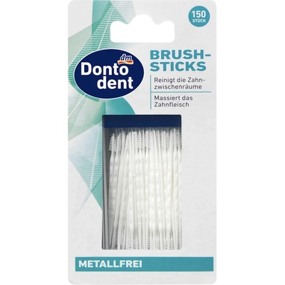 Dontodent Mezizubní párátka s kartáčkem 150 ks – Zbozi.Blesk.cz
