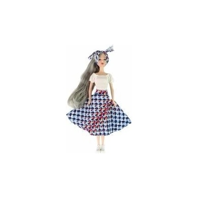 LEAN Toys Baby Doll Emily Gray Hair Kitten Swing