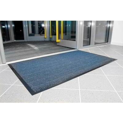 Coba Rohož Vyna-Plush VP010204 čierna/modrá 90x120cm