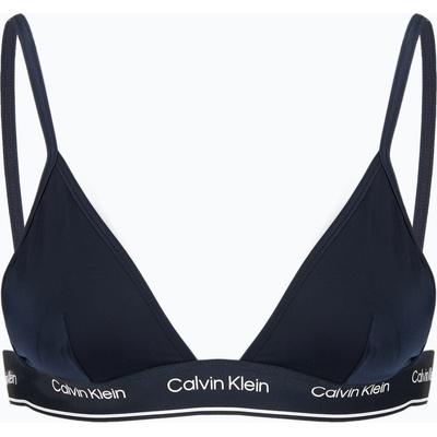 Calvin Klein Горна част на бански костюм Calvin Klein Triangle-RP тъмен сапфир