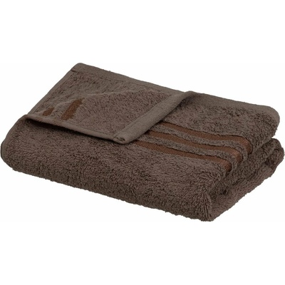 Casa Selección Simple hnedý froté bavlnený uterák 50 x 100 cm