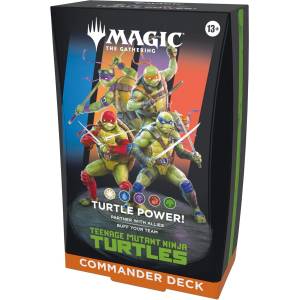 Magic the Gathering Magic the Gathering: Teenage Mutant Ninja Turtles - Commander Deck Turtle Power (WOCD51690001) - ozone