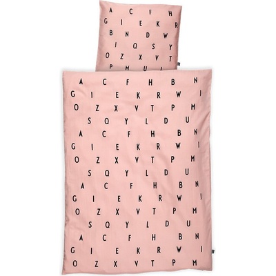 Design Letters Бебешко спално бельо AJ Vintage ABC Kids розово (20202600-pink)