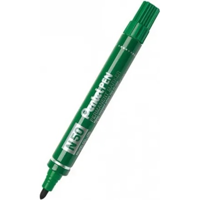 Pentel Маркер Pentel N50, зелен, от 1.5 до 2.5 mm, перманентен (OK26870)