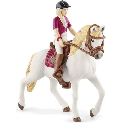 Schleich Игрален комплект Schleich Horse Club - Конен клуб София и Розов цвят (42540-39271)