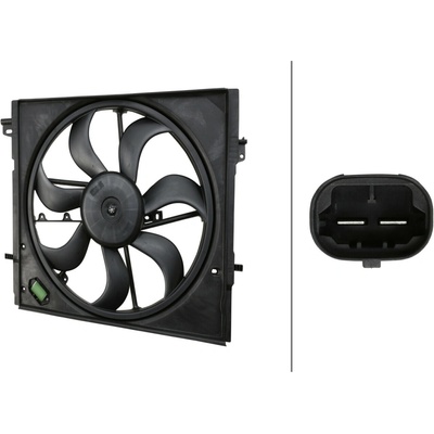 Ventilátor chladenia motora HELLA 8EW 366 420-441 (8EW366420441)