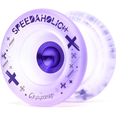 C3yoyodesign Speedaholic XX Plastové Yoyo Fialová