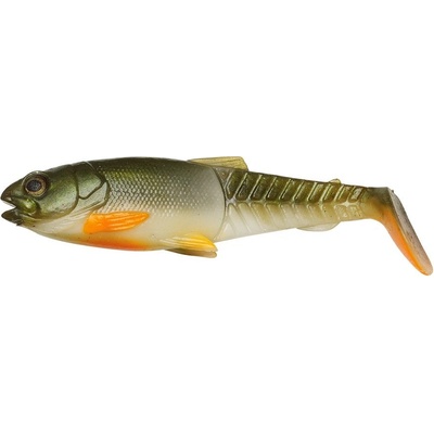 Savage Gear Gumová nástraha Craft Cannibal Paddletail Olive Hot Orange - 8,5cm 7g
