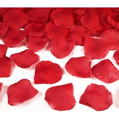 Okvětní lístky růže červené 100ks Partydeco – Hledejceny.cz