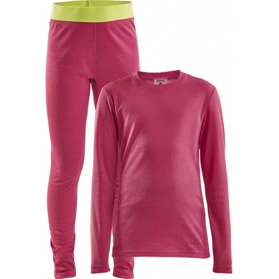 Craft Core Warm Baselayer dětský set ružová