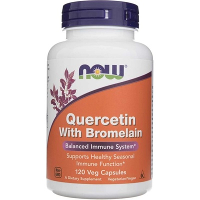 Now Foods Kvercetin Quercetin a Bromelin 120 kapsúl