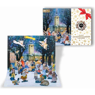 Leros Bylinný Adventný kalendár s betlehemom 24 ks