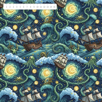 Pirátská loď ve vodním víru úplet by MIMI [supreme]
