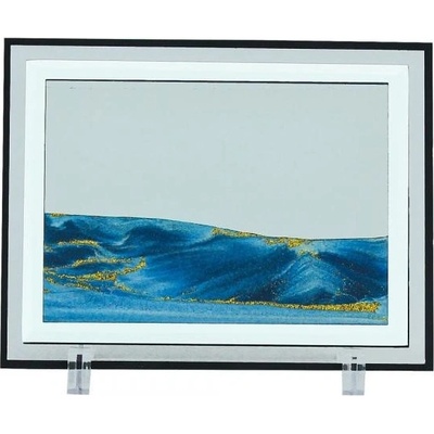 SEA Club Pískový obraz, sklo/písek, naplněný vodou, 22x17cm 5956 – Zboží Mobilmania