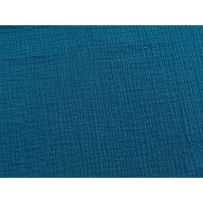Dvojitá gázovina - petrolejová š.140cm