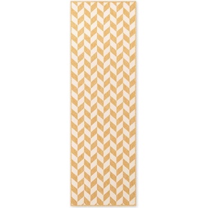 Ted Baker Пътека за открито и закрито в цвят жълта охра/кремава 80x200 cm Haringey Terrick - Ted Baker (106380-80x200)
