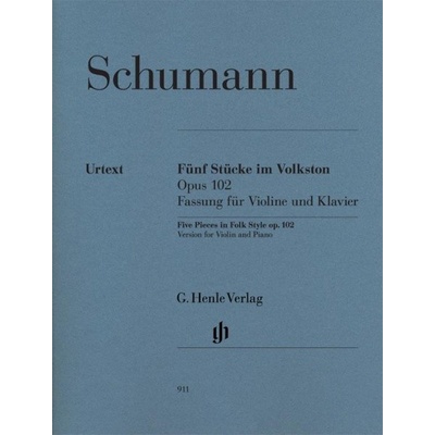 Five Pieces In Folk Style Op.102 noty pre husle a klavír