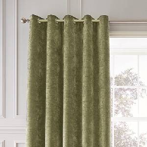Hyperion Термо пердета в комплект от 2 бр. от шенил в цвят каки 117x183 cm Selene Luxury Chenille - Hyperion (DS/55649/R/E4672/OL)