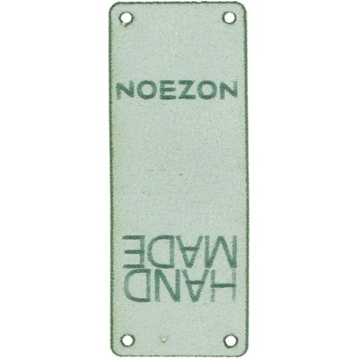 Kožený štítok NOEZON mentolovo zelený