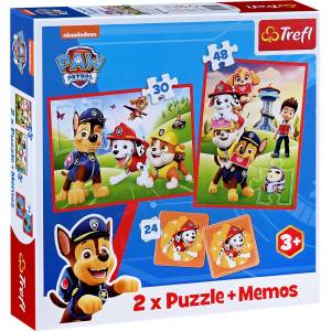 Trefl Пъзел Trefl 2 в 1 - Пес Патрул (93421) - baby