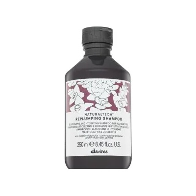 Davines Natural Tech Replumping Shampoo подхранващ шампоан За суха и чуплива коса 250 ml