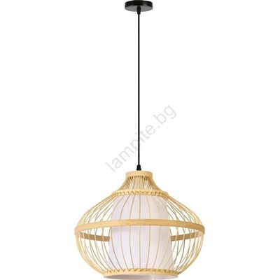 Immax 08256L - Пендел PINCHOS 1xE27/40W/230V Ø 40 см бамбук (IM1348)