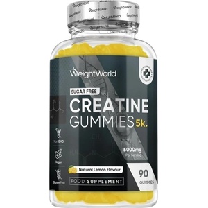 Weight World Creatine Gummies 5K [90 желирани бонбони] Лимон
