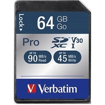 Verbatim SDXC UHS-I U3 64GB 47022