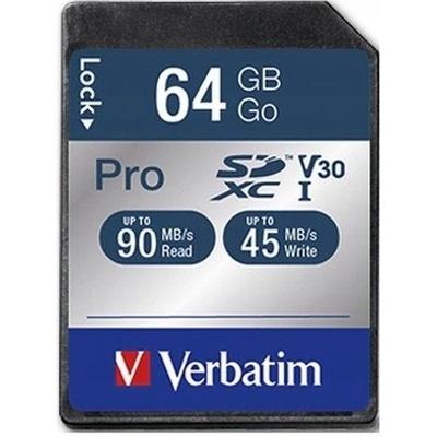 Verbatim SDXC UHS-I U3 64GB 47022