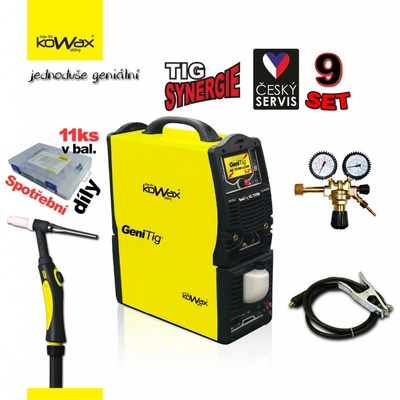 Kowax SET GeniTig 315W LCD 5s AC/DC TIG/MMA set 09 – Zbozi.Blesk.cz