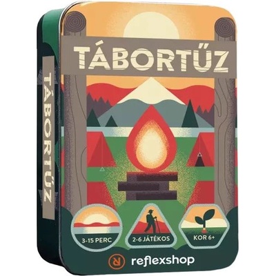 Reflexshop Лагерен огън настолна игра на унгарски език (acgtbrs)