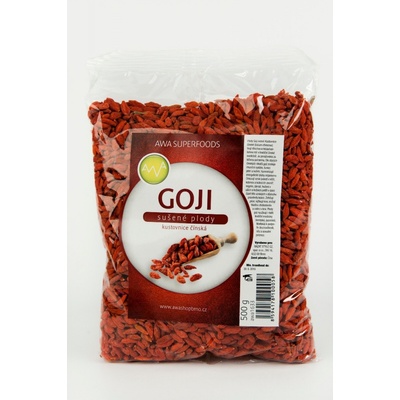 AWA superfoods Goji kustovnice čínská sušené plody 500 g