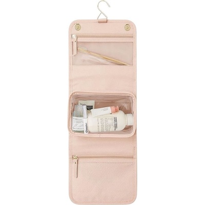 Stackers Пътна чантичка за тоалетни принадлежности Stackers Pebble розова (74539)