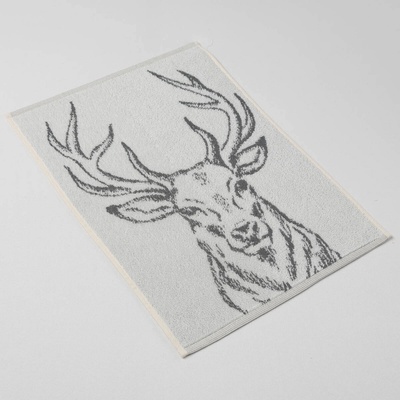 Veba kuchyňský ručník ZARA jelen šedobílá 35 x 50 cm