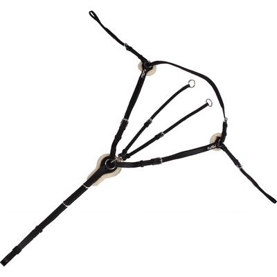 Kentaur Poprsník pro koně MONS s beránkem Tmavě hnědá + zlaté kování – Zboží Mobilmania