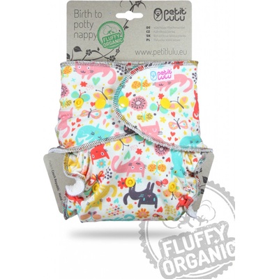 Petit Lulu Maxi/Noční Fluffy Organic PAT kočičí louka