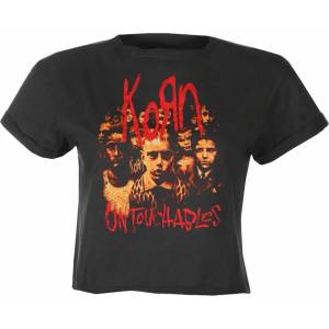 AMPLIFIED дамска тениска (crop top) KORN - UNTOUCHABLES - CC - AMPLIFIED - ZAV430N906