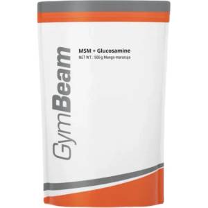 GymBeam MSM + Glucosamine [500 грама] Манго и маракуя